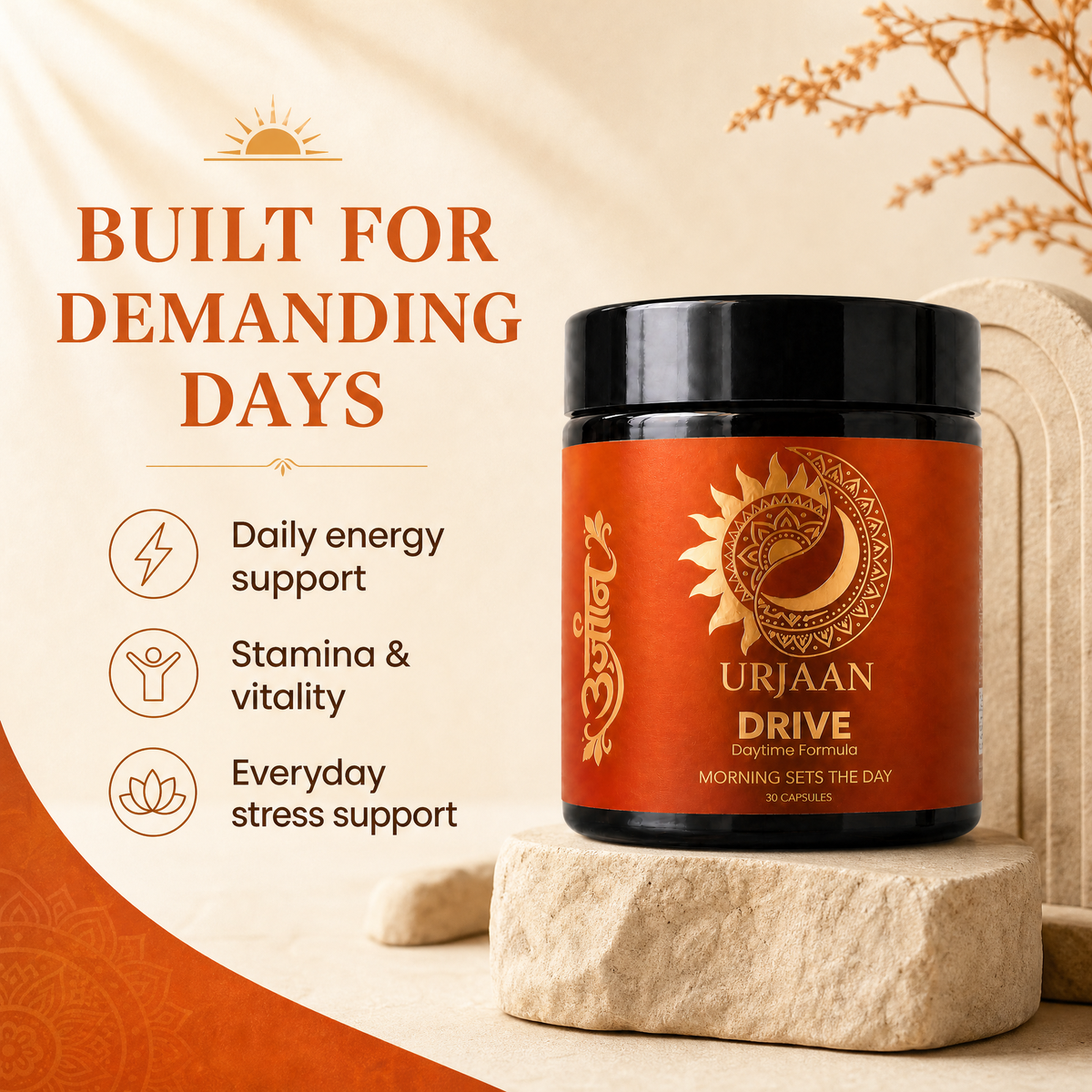 Men | Ashwagandha, Safed Musli, Gokhru & Kaunch Beej | Ayurvedic Support for Men's Energy, Stamina & Everyday Vitality