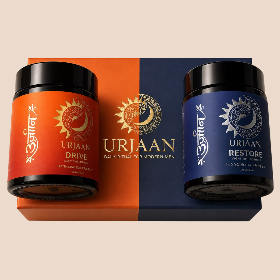 Urjaan DRIVE + RESTORE — The AM-PM Vitality Bundle
