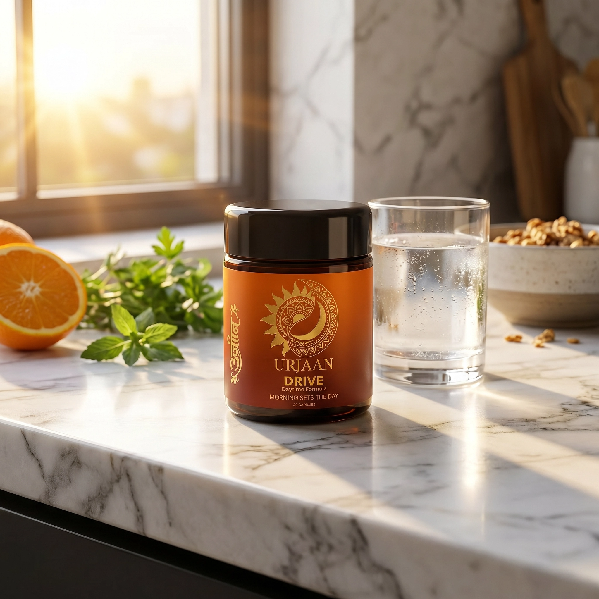 Urjaan DRIVE + RESTORE — The AM-PM Vitality Bundle